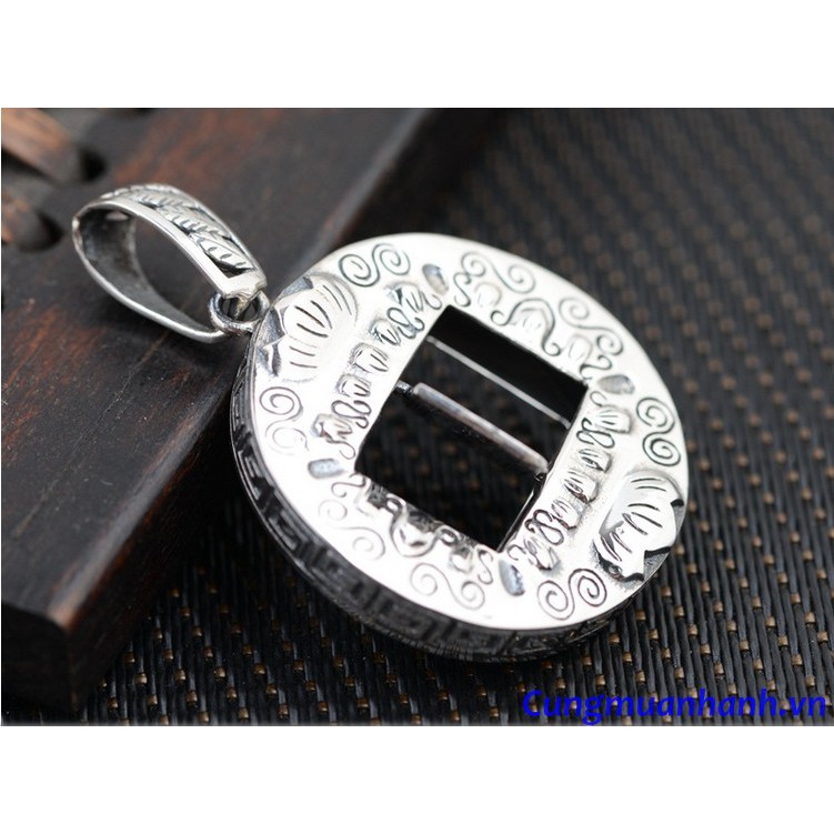 Mặt dây chuyền thần Chú Om Mani Padme Hum - DC300