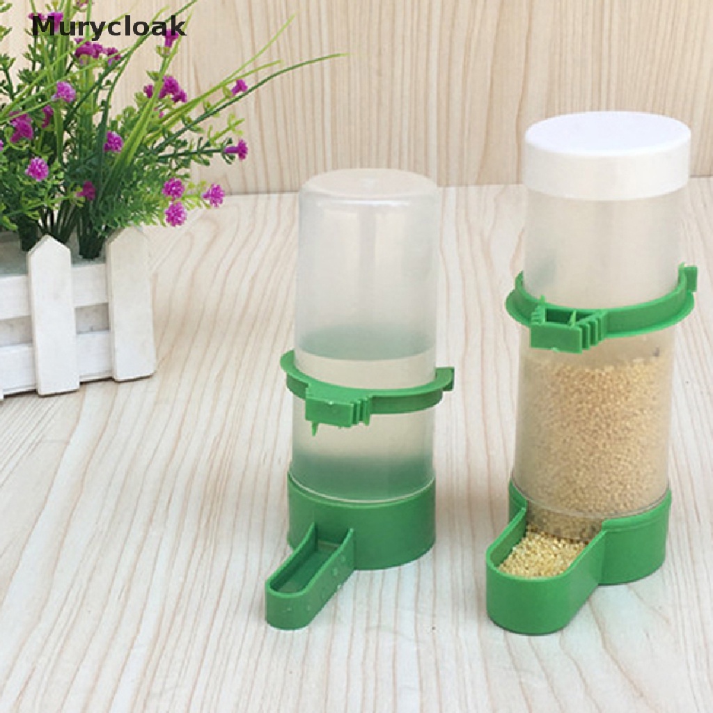 Bình đựng nước uống có kẹp gắn lồng chim vẹt tiện dụng