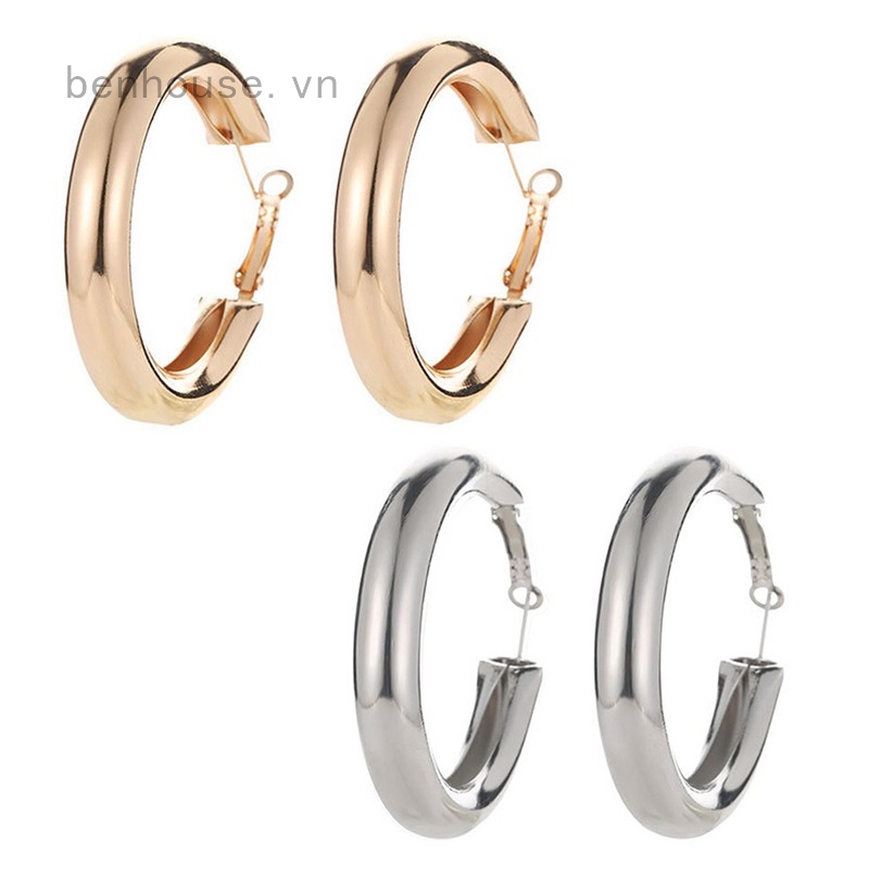 Hoa tai dạng vòng to thời trang dành cho nữ