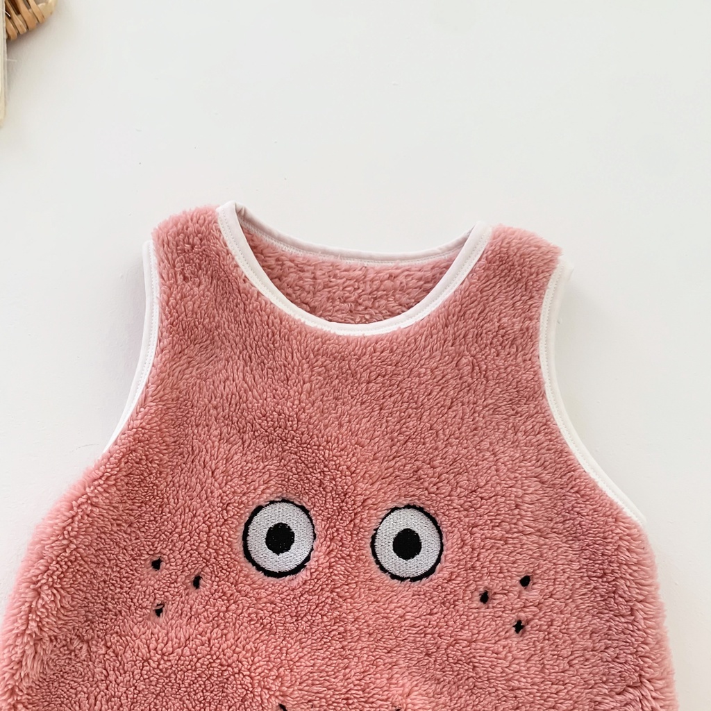 Bộ Đồ Ngủ Dày Giữ Ấm Mùa Đông Cho Bé Sơ Sinh 0-2 Tuổi