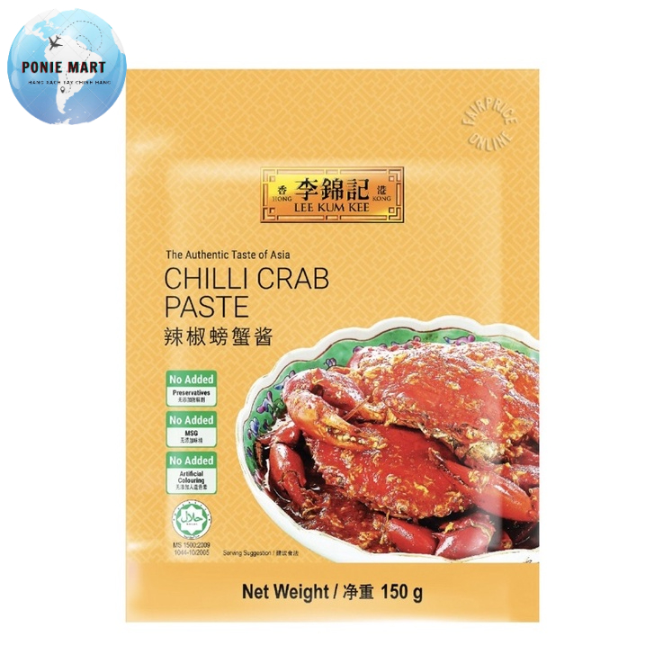 Gói gia vị Cua Sốt Ớt Singapore Lee Kum Kee 150g