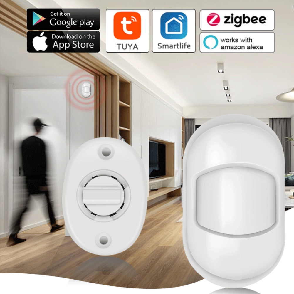 Tuya Zigbee Hồng Ngoại Thông Minh Cảm Biến PIR Cho Cơ Thể Con Người Phong Trào Chuyển Động/Báo An Ninh Tại Nhà
