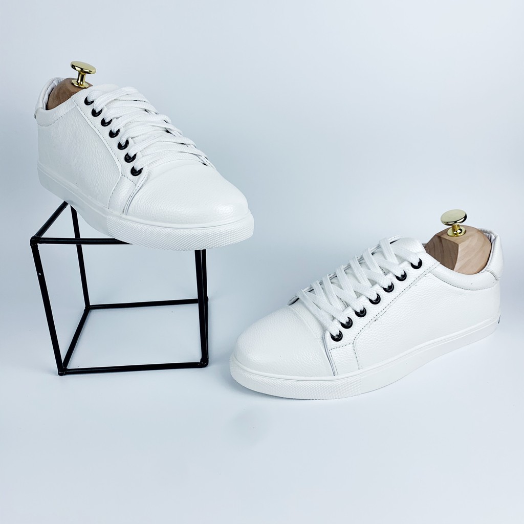 Giày Nam Cao Cấp Full Trắng Style Basic | BigBuy360 - bigbuy360.vn