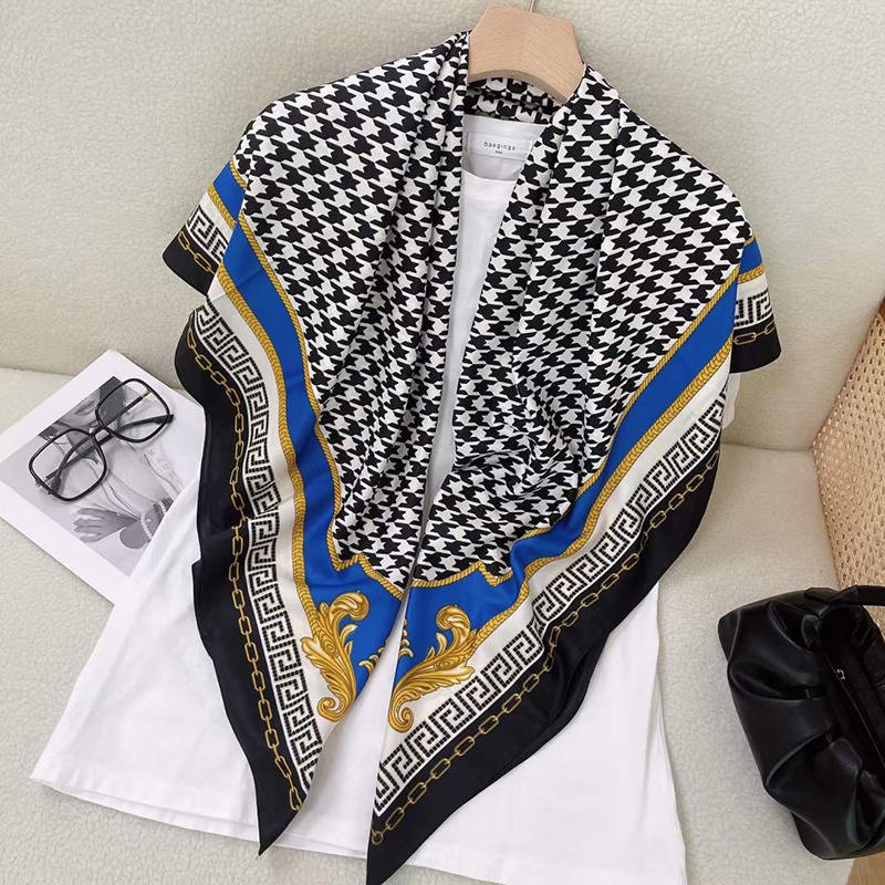 Khăn Choàng Vuông 110cm (43.3inch) WJ1133-09 Cho Nữ