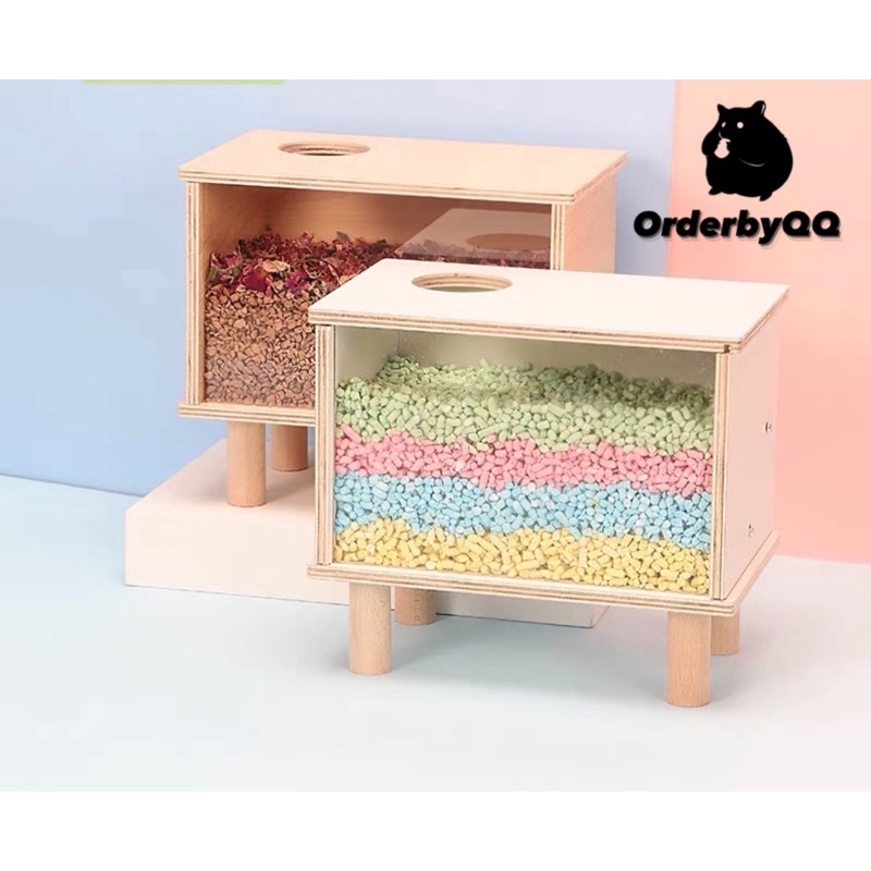 Hộp Gỗ Đào Bới Cho Hamster Đa Dạng Kích Thước