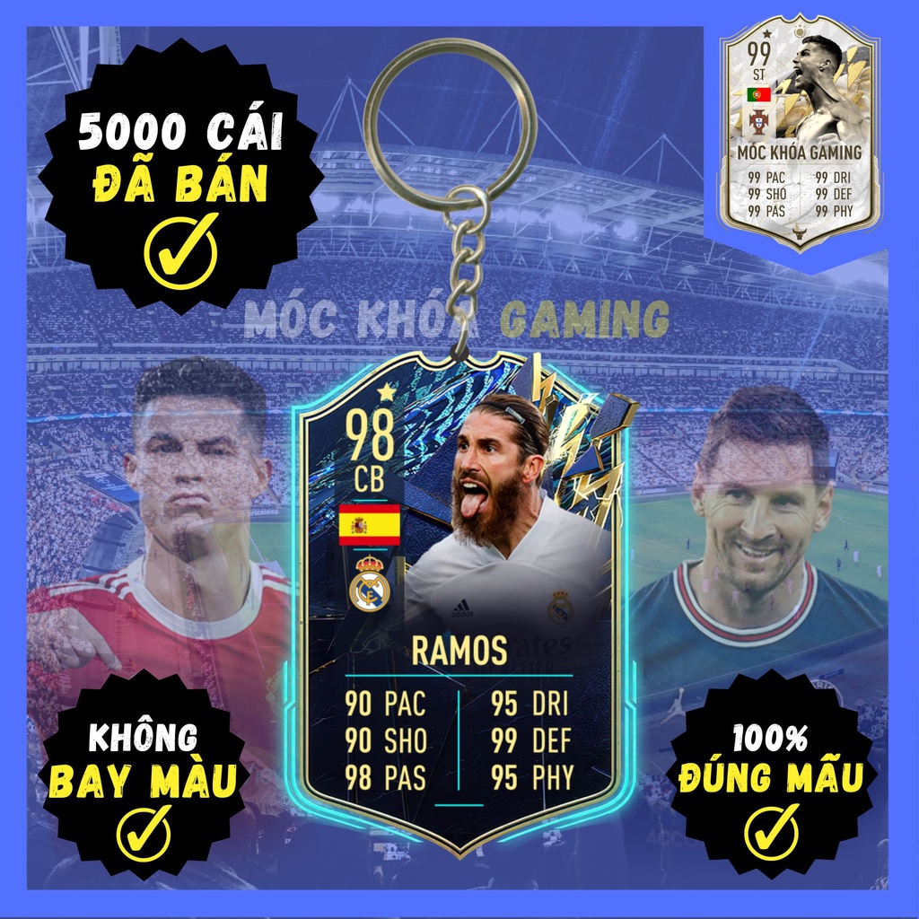 Móc Khóa Sergio Ramos - Móc Khoá GAMING