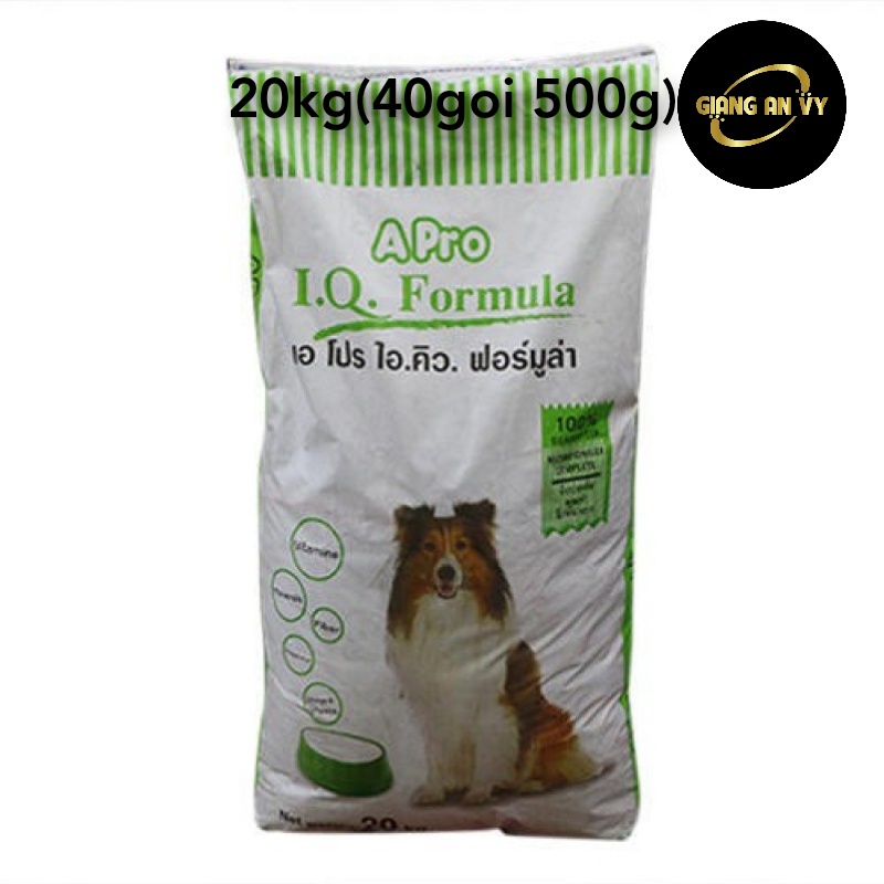 20kg (40 gói 500g) Apro Dog IQ - Thức ăn cho chó trưởng thành