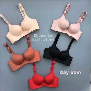 Áo Ngực Trơn Siêu Độn 5cm Cho Nàng Ngực Bé, NgựcLép