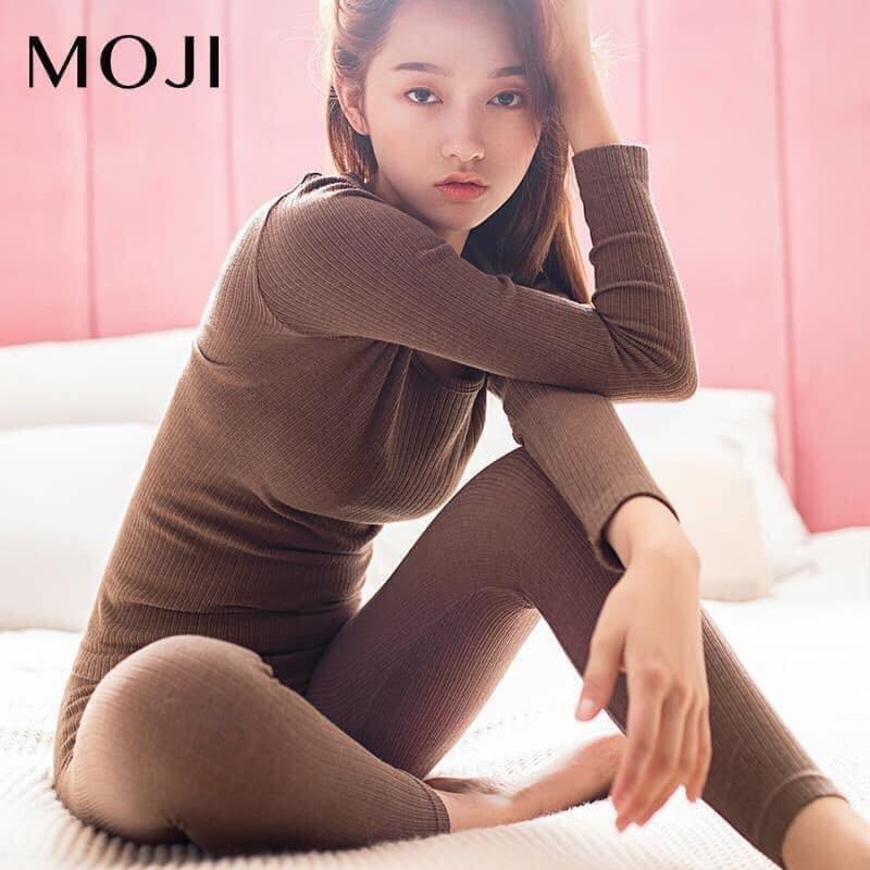 Đồ bộ nữ HENNY ROE, bộ đồ ngủ len tăm ôm body giữ nhiệt hàng quảng châu loại 1 co giãn 4 chiều