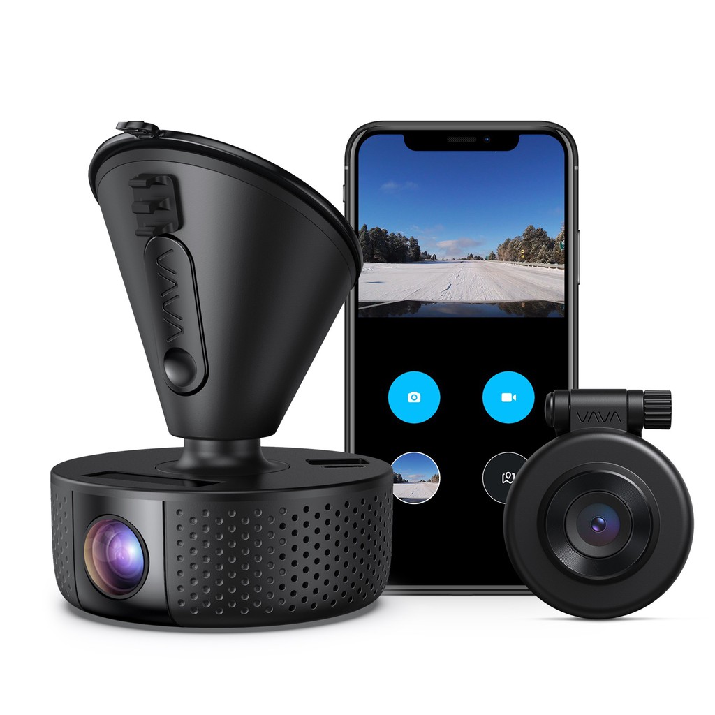 Camera Hành Trình xe Ô tô VAVA Dash Dual VD-002 | 1 Camera trước + 1 camera sau ( Hàng chính hãng)