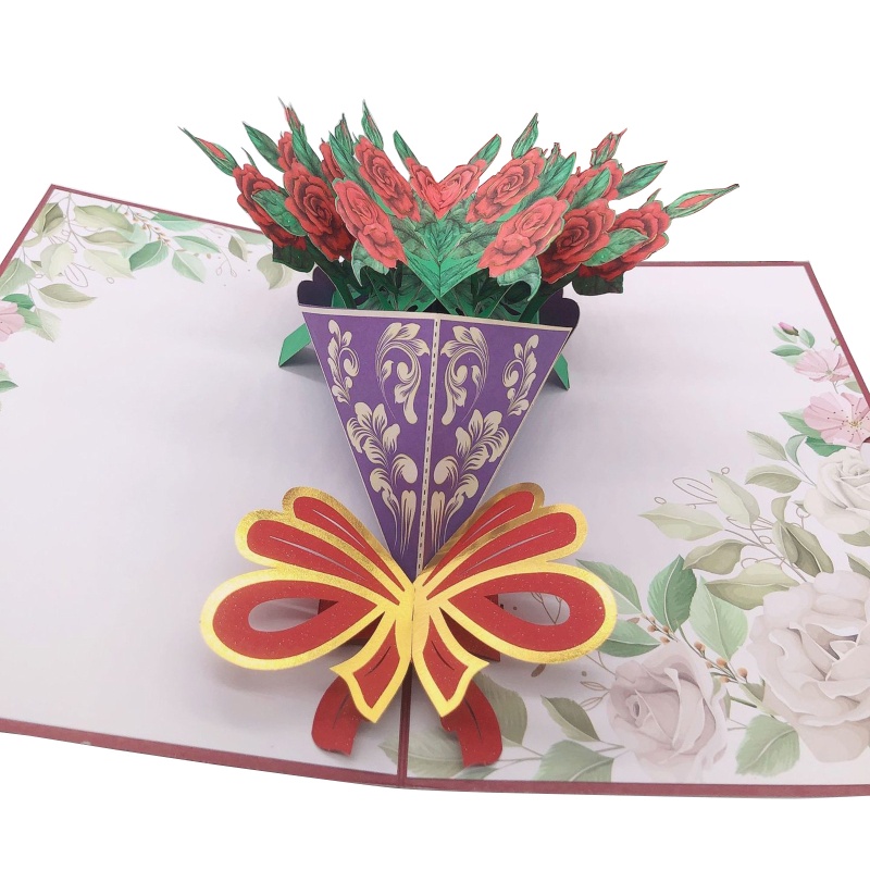 Thiệp Nổi 3D Hình Hoa Cho Ngày Của Mẹ