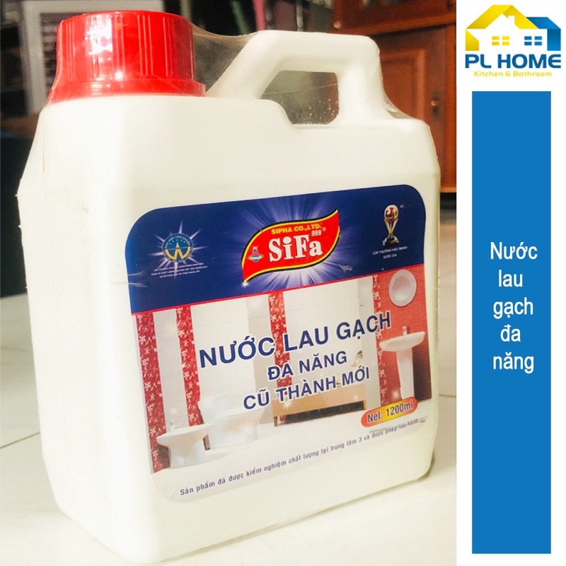 Nước Tẩy Trắng Ron, Sàn Gạch Men Cực Trắng Sifa 1200ml