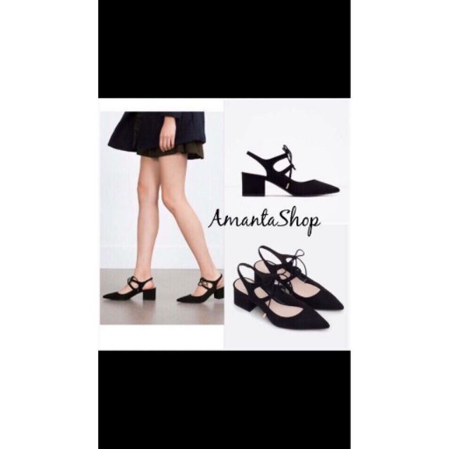 Sandal zara mũi nhọn