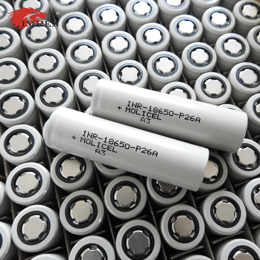 Pin P26A Molicel lithium INR 18650 35A 2600mah