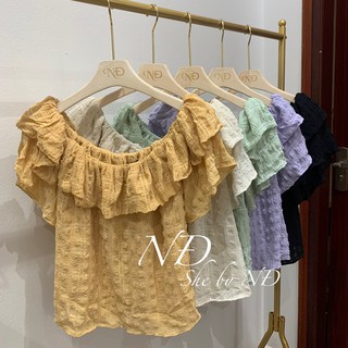 7110 - Áo Croptop Trễ Vai