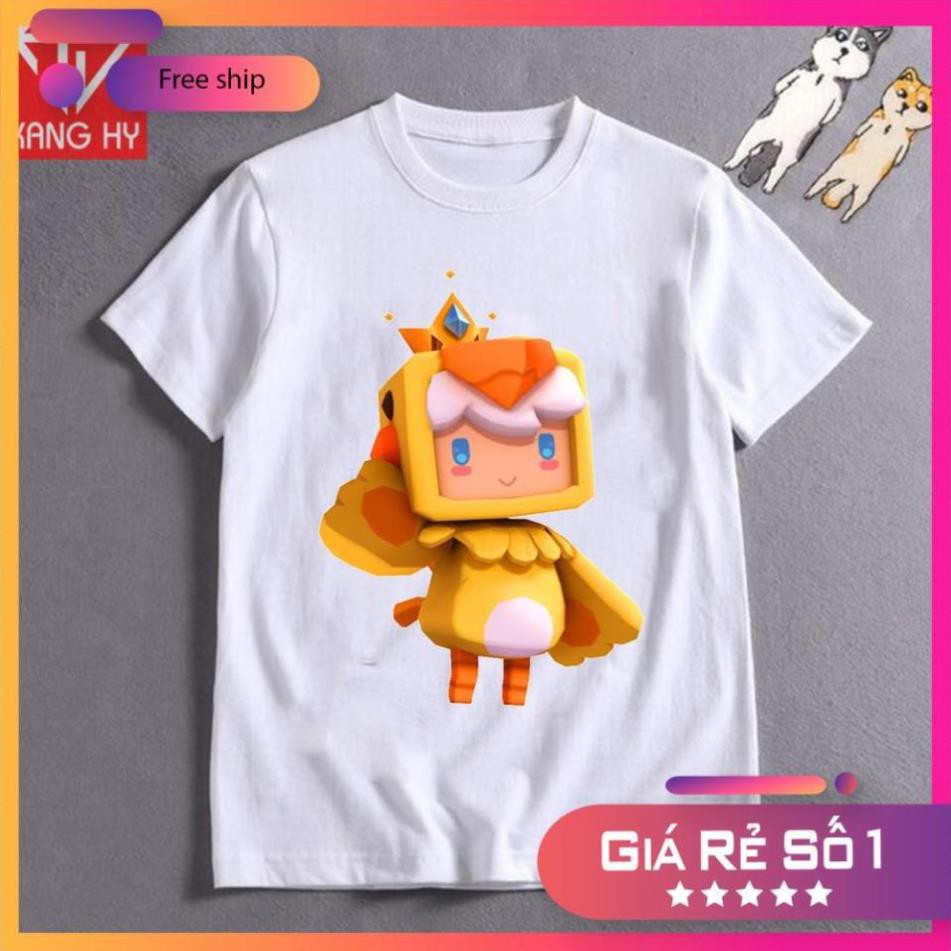 SALE- (HOT) Áo Thun In Hình Nhân Vật Games Mini Word Hero Team Vải Cotton 4 Chiều F100  - ADT Store /uy tín chất lượng