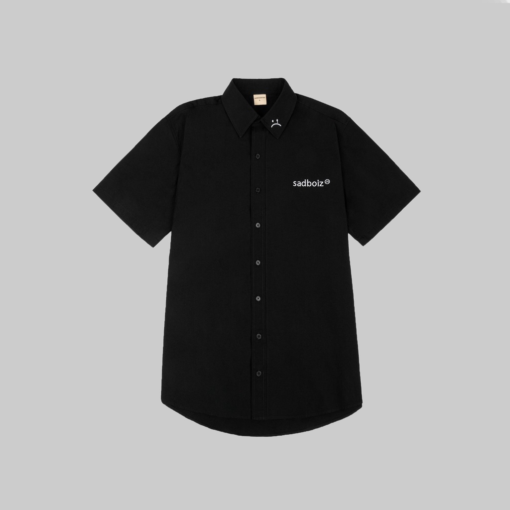 Áo sơ mi SADBOIZ Sad Signature Oversized Black
