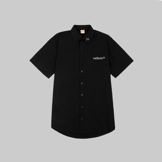 Áo sơ mi sadboiz sad signature oversized black