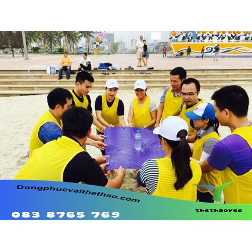 xưởng sản xuất áo lưới chơi team building số lượng ít