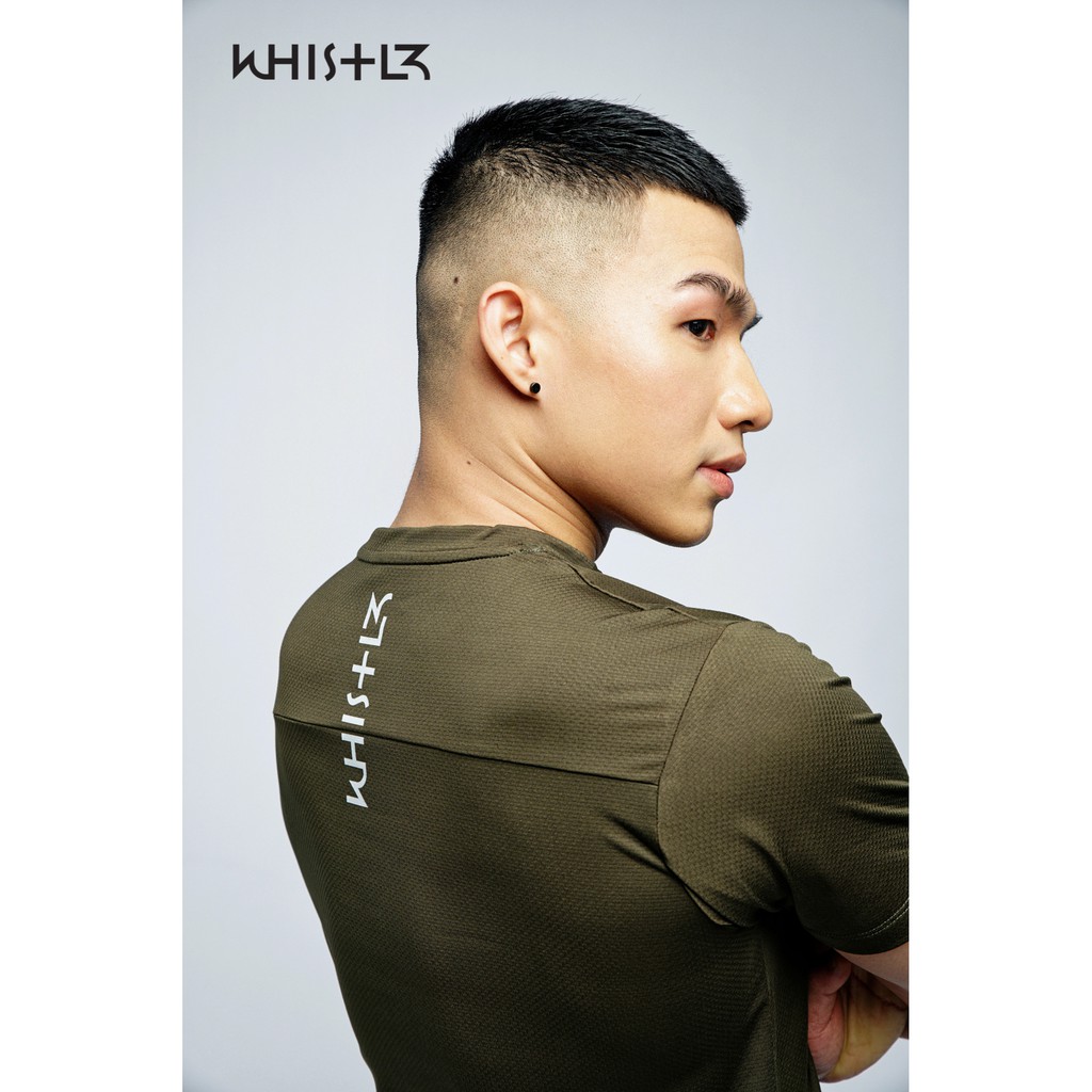 Áo thun T-shirt Whistl3 W3 Logo Tshirt chất liệu Polyester Doubleknit, 2 màu rêu & navy, phong cách thể thao, thoải mái | BigBuy360 - bigbuy360.vn