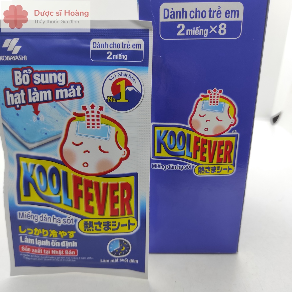 Miếng Dán Hạ Sốt Koolfever- Gói 2 miếng