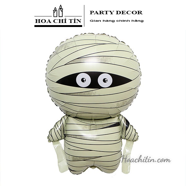 Bong Bóng hình dơi hình xác ướp hình nhện trang trí tiệc Halloween