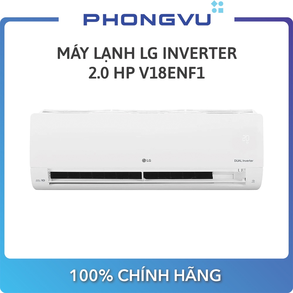 Máy lạnh LG V18ENF1 Inverter 2 HP (18000 Btu/h) - Bảo hành 24 tháng - Miễn phí giao hàng TP HCM