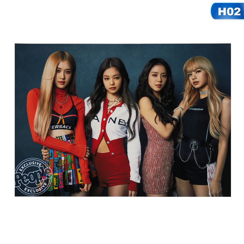 Poster treo tường in hình nhóm nhạc KPOP blackpink