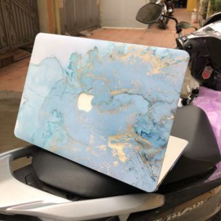 CASE VÂN ĐÁ XANH DÀNH CHO CÁC DÒNG MACBOOK( TẶNG KÈM NÚT BỊT BUI )