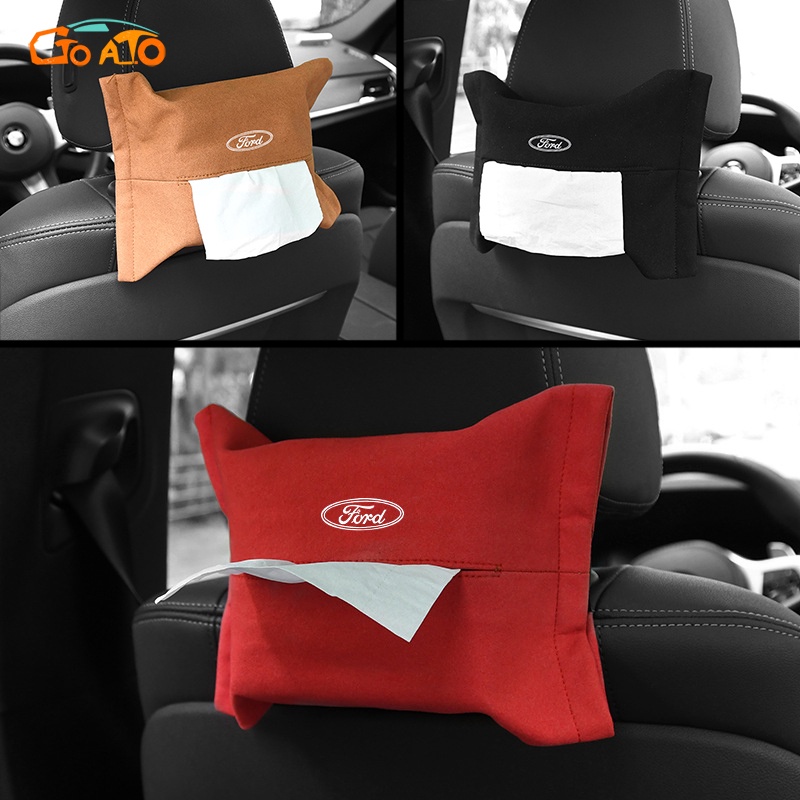 GTIOATO HộP ĐựNg GiấY ĂN Lưng Ghế Xe Hơi TúI Treo Đồ Sau Ghế Ô Tô Hộp Đựng Khăn Giấy Ô Tô HộP ĐựNg GiấY TrêN Xe Ô Tô TúI Treo Sau Ghế Ô Tô Phụ Kiện Xe Hơi Cho Ford Ranger Focus Everest Transit Fiesta Ecosport Mustang Raptor
