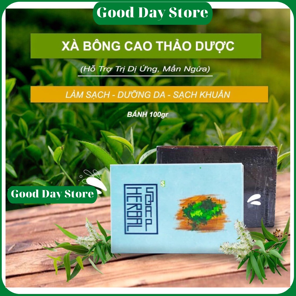 Xà bông sinh dược mùi Cao Tháo Dược - 100% Nguyên chất từ thiên nhiên 1 bánh 100g