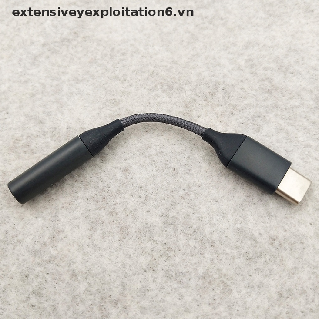 Dây cáp chuyển đổi âm thanh tai nghe USB Type C sang 3.5mm tiện lợi