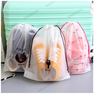 [COMBO SỈ] 50 TÚI RÚT GẤU NÂU- THỎ TRẮNG SIZE 20*16