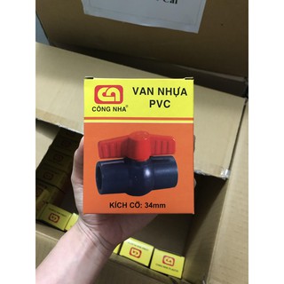 Van khóa nước PVC Ø34- CÔNG NHA