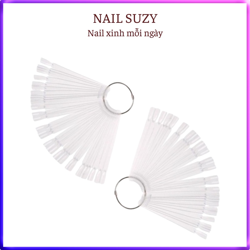 Móng móng que tập sơn móng cài sổ nail móng bẻ nhọn học vẽ phụ kiện đồ làm móng NAIL SUZY