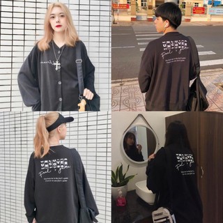 Áo cardigan jacket uncover fool's game đen gấu sici