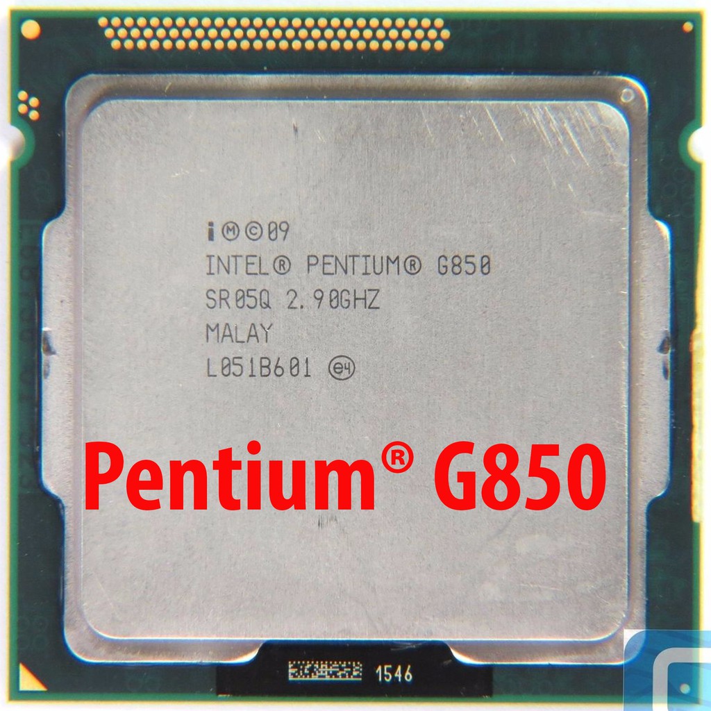 CPU Intel Pentium G850