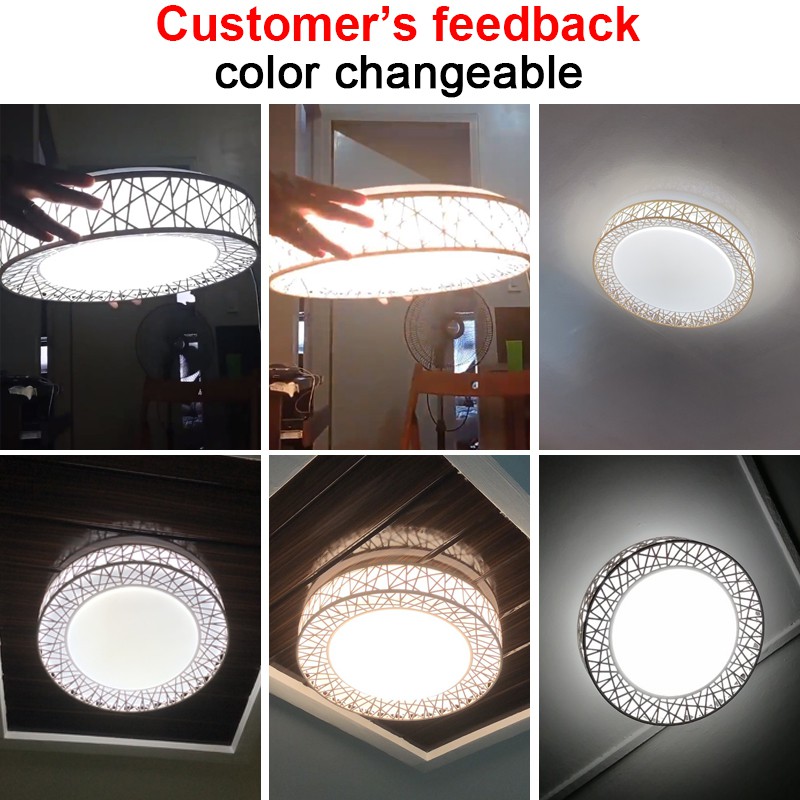 CHUANGYANG Đèn led gắn trần 3 màu sắc có thể thay đổi công suất 30w 50w 70w siêu sáng