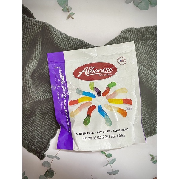 Kẹo dẻo gấu Albanese 12 vị 2 size