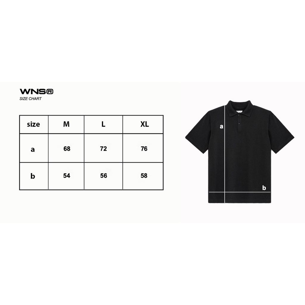 WNS 3 STRIPED POLO - Áo phông có cổ WNS chính hãng