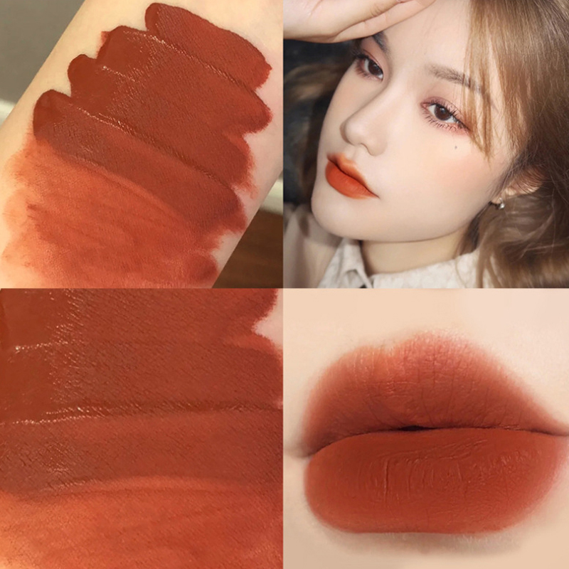 [Hàng mới về] Son môi dạng lỏng lâu trôi chống thấm nước với màu đẹp tự nhiên xinh xắn