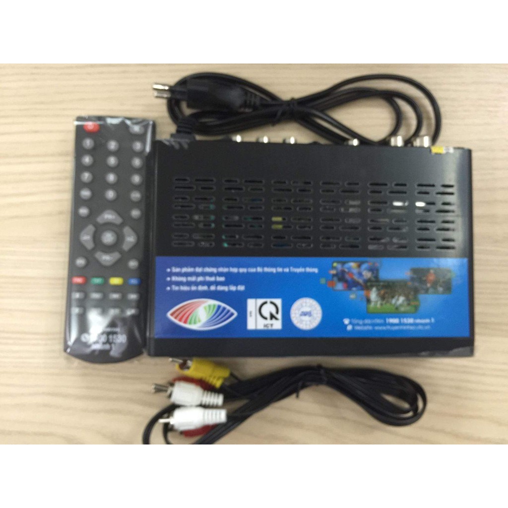 ĐẦU THU DVB-T2 VTC T201 INTERNET XEM YOUTUBE, CHẤT LƯỢNG HD TẶNG KÈM ANTEN 15M