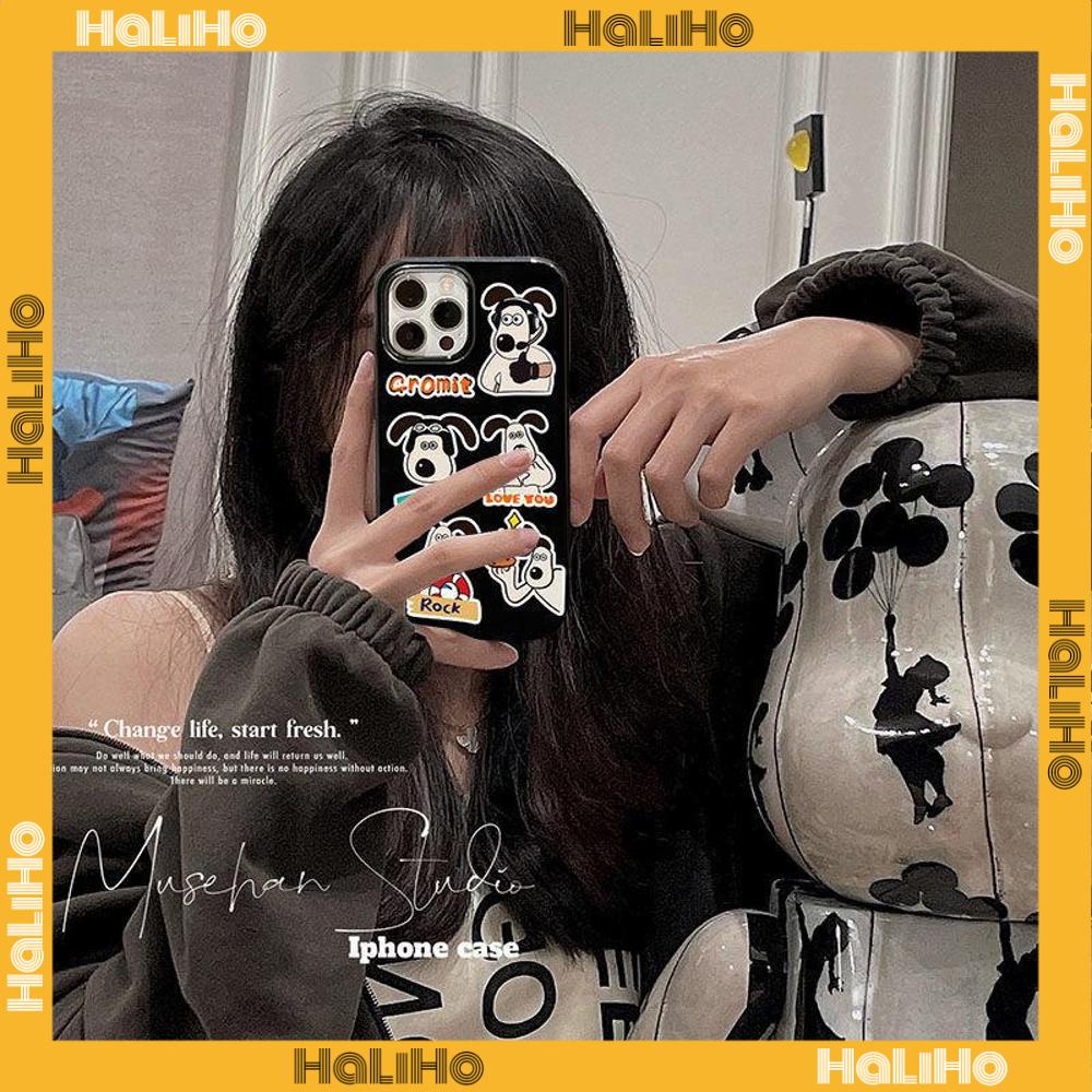 iPhone Case Silicone Soft Case Black Candy Case Shockproof Protection Camera Cartoon Cute Dog Compatible For iPhone 11 Pro Max 13 Pro Max 12 Pro Max 7Plus xr XS Max