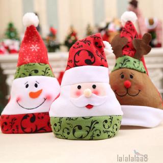 Mũ Giáng Sinh unisex hình ông già Noel/người tuyết/tuần lộc mới lạ dành cho người lớn