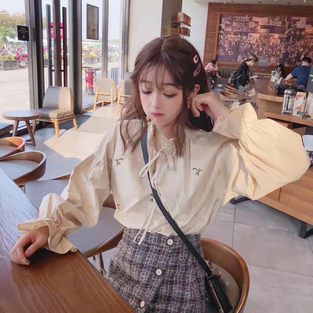 [ORDER]Áo ulzzang bánh bèo