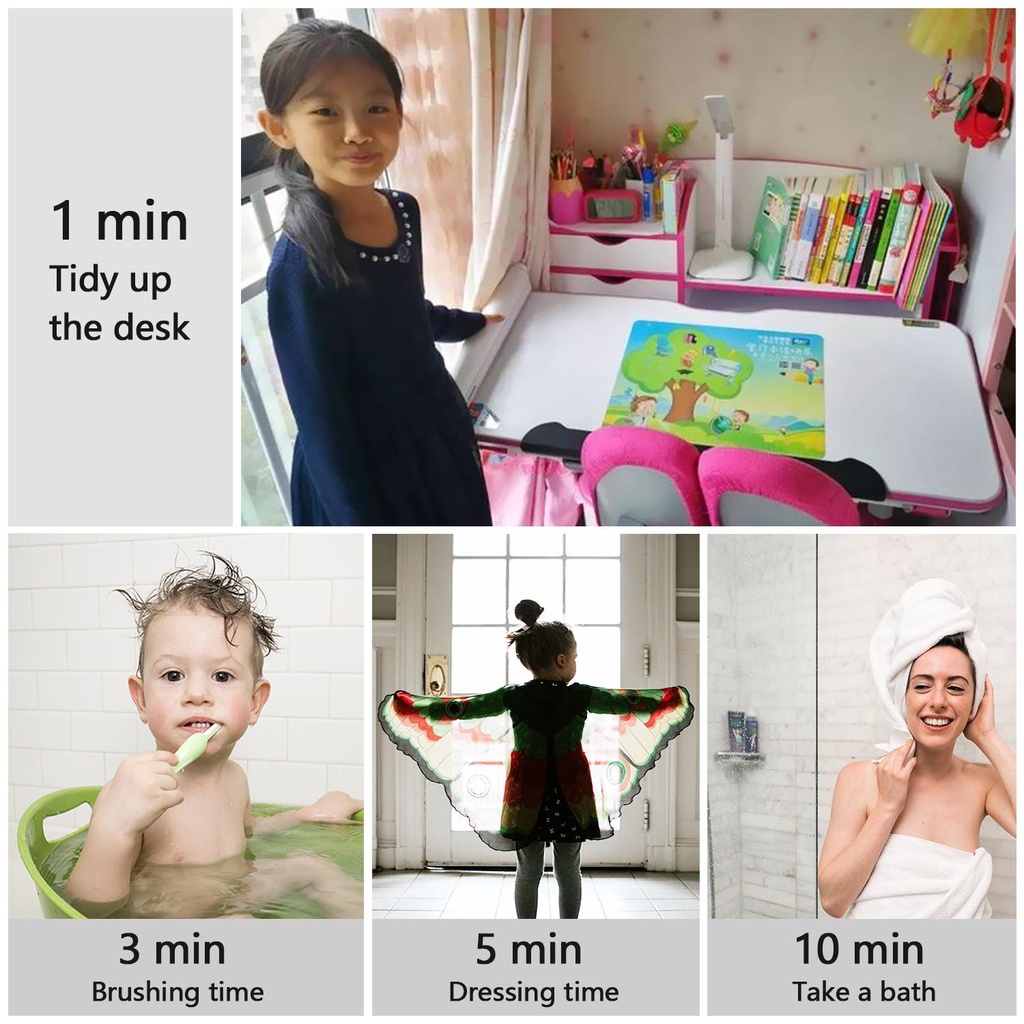 Đồng Hồ Hẹn Giờ Nhà Bếp JANE 15 20 30 60 Phút|Cảm Biến Trọng Lực Dạng Lật Chất Lượng Cao