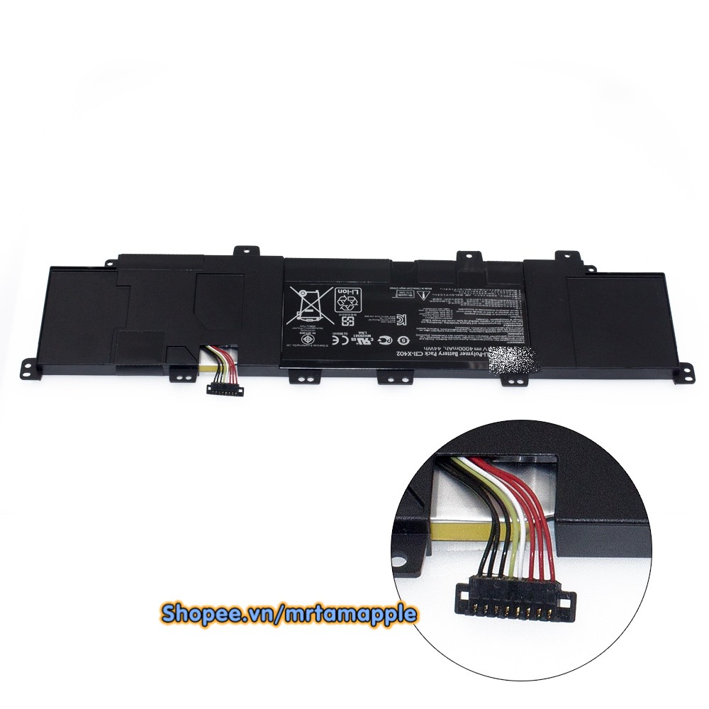 (BATTERY) PIN LAPTOP ASUS X402 (C31-X402) - VivoBook S300 S300C S300CA S300E S400 S400C S400CA X402 X402C X402C