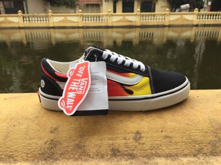 GIÀY VANS OLD SKOOL LỬA FULL BOX