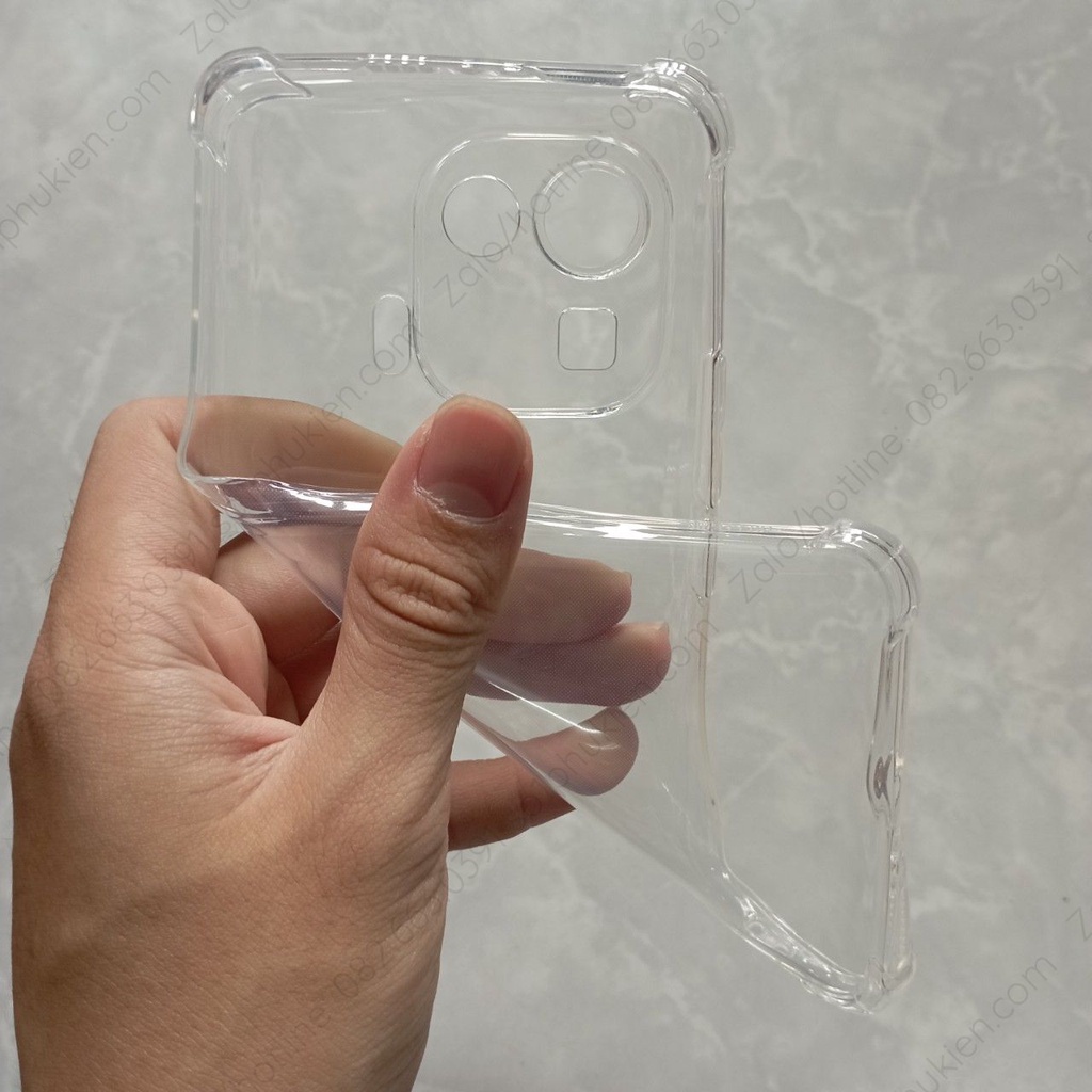 Ốp lưng Xiaomi Mi 11 Pro / Mi 11 Ultra dẻo trong chống sốc bảo vệ cam bền đẹp