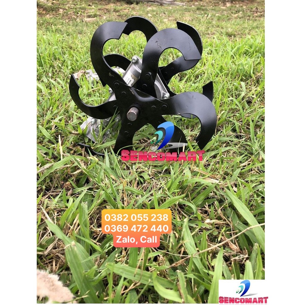 Đầu xới đất gắn đầu máy cắt cỏ- Bộ xạc cỏ tận gốc
